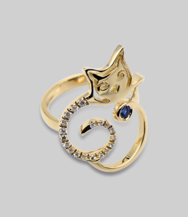 SYMPATHY - Yellow Gold Kitty