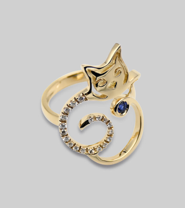 SYMPATHY - Yellow Gold Kitty